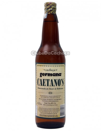 Cachaça Caetano's Germana Ultra Premium 1000 ml