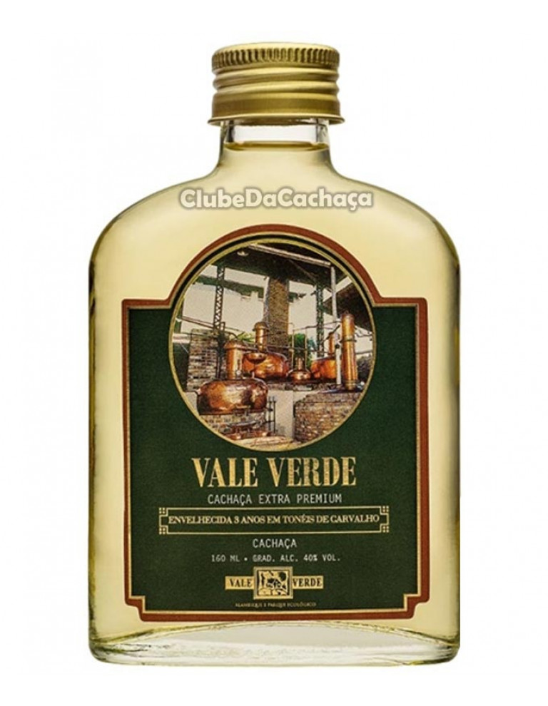 Cachaça Vale Verde Extra Premium 160 ml